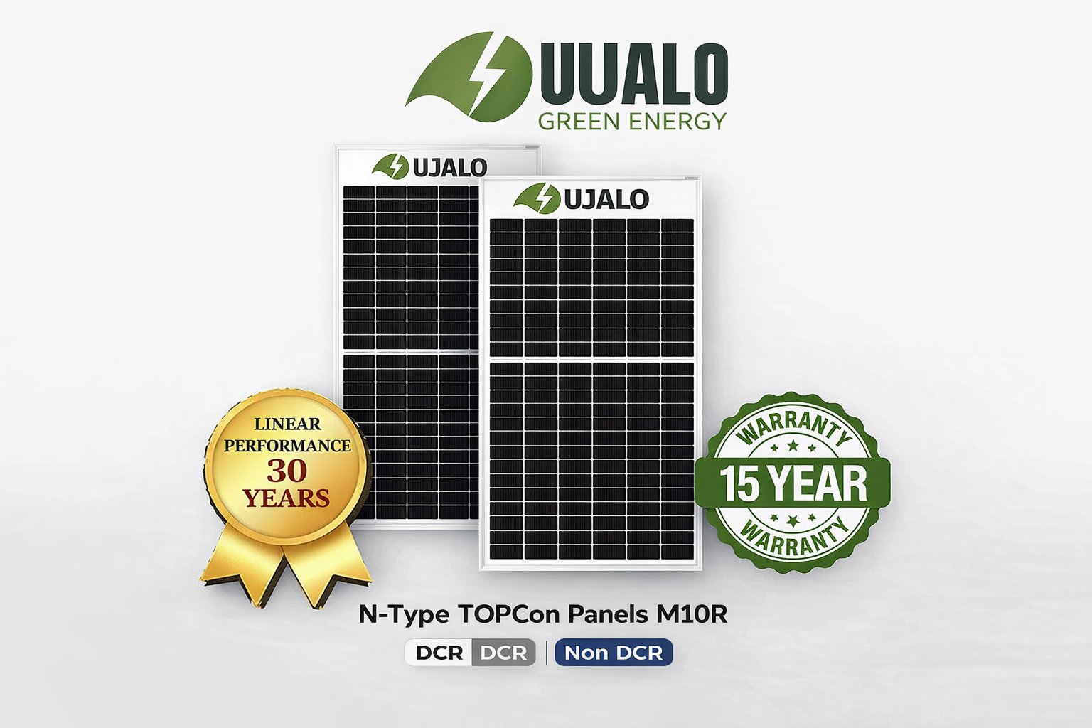 UJALO N-Type TOPCon Solar Panel M10R | High Efficiency Solar PV Module | Solar Panel Manufacturer India