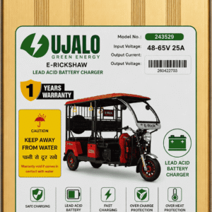 UJALO 48V 25A E-Rickshaw Lead Acid Battery Charger with Fast Charging and Protection Features