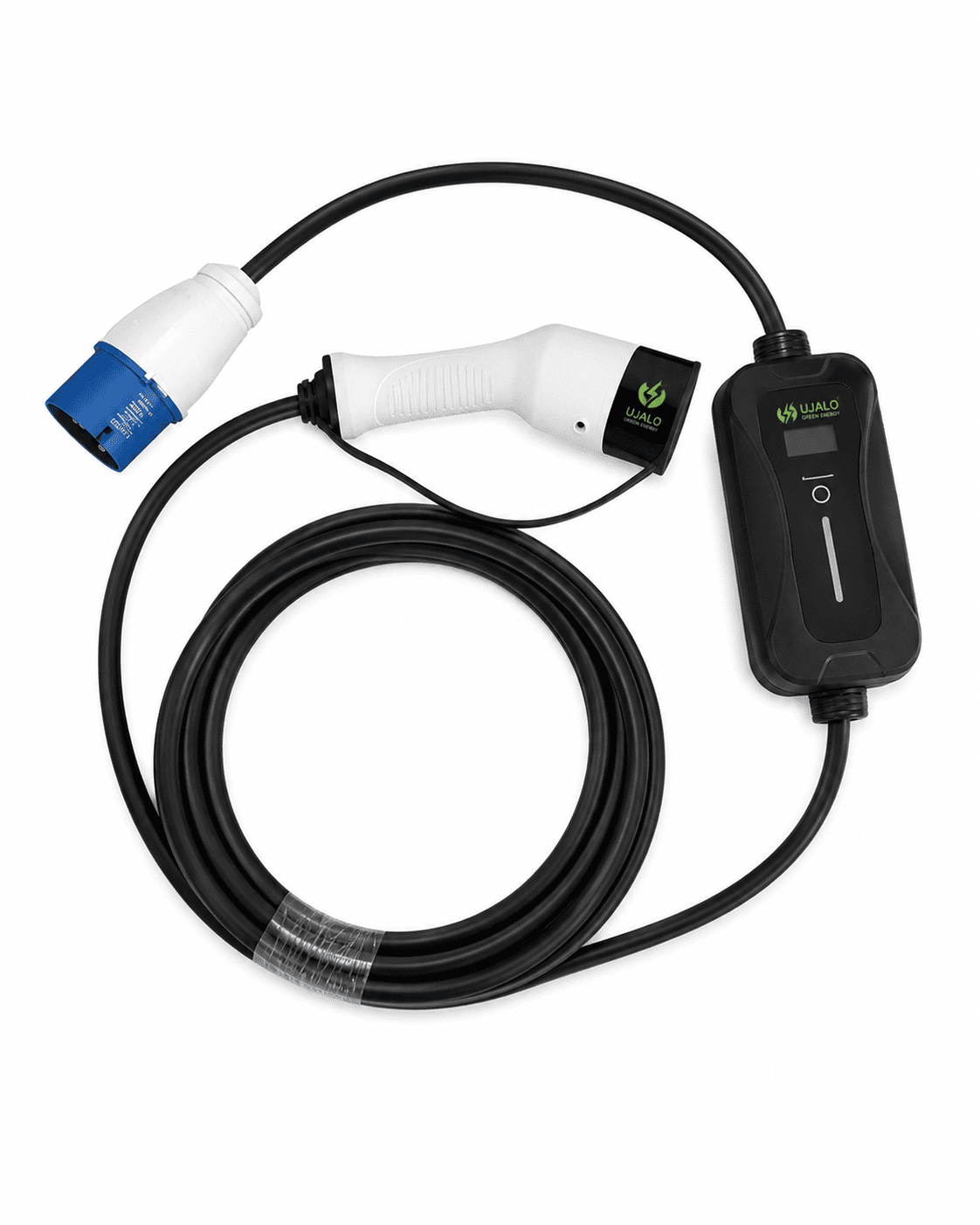 UJALO 7.4kW Portable EV Charger | Type-2 Smart AC Fast Charger | Single Phase EV Charging Solution