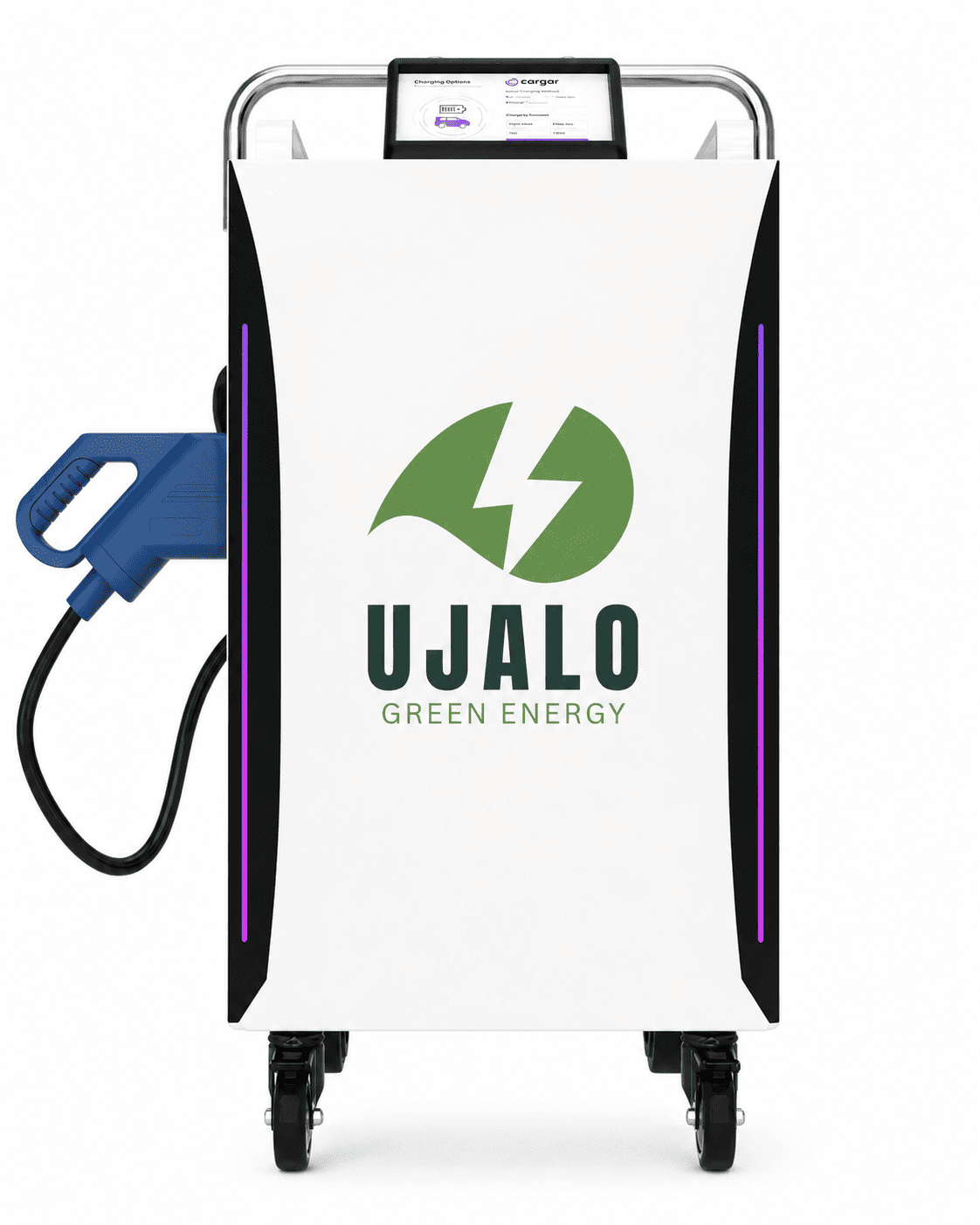 UJALO Portable DC Fast EV Charger – 30kW | CCS2 Mobile Charging Solution